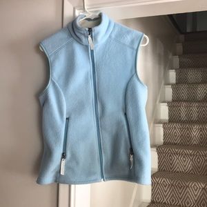 Patagonia fleece vest. Powder blue. Size medium.